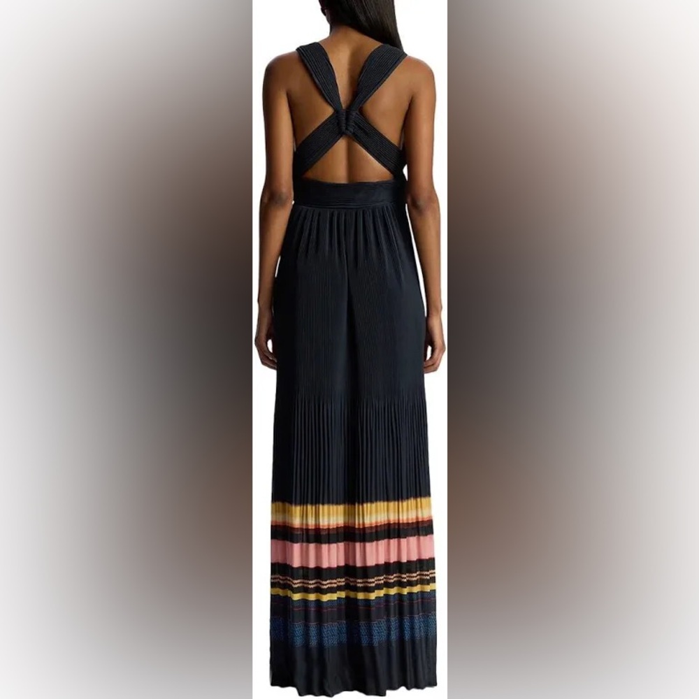 A.L.C. Everly Pleated Gown. Sz: 6 - Picture 3 of 7